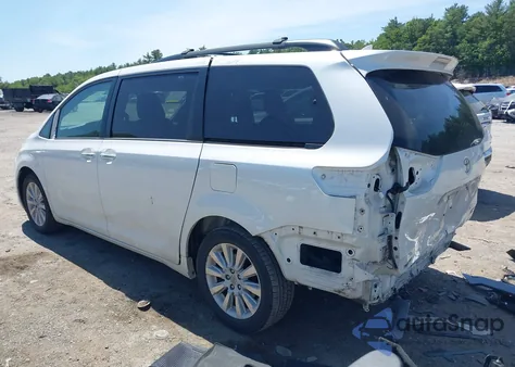 2015 Toyota Sienna Limited 7 Passenger from USA, damaged, VIN 5TDDK3DC2FS108045